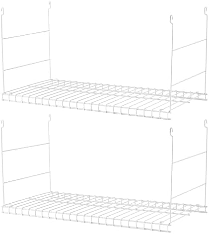 Rubbermaid 5 in. W Steel Universal Wire Closet System Added Storage Hanging Shelf (2 Pack) 2 x 2044313 by Rubbermaid