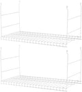 Rubbermaid 5 in. W Steel Universal Wire Closet System Added Storage Hanging Shelf (2 Pack) 2 x 2044313 by Rubbermaid