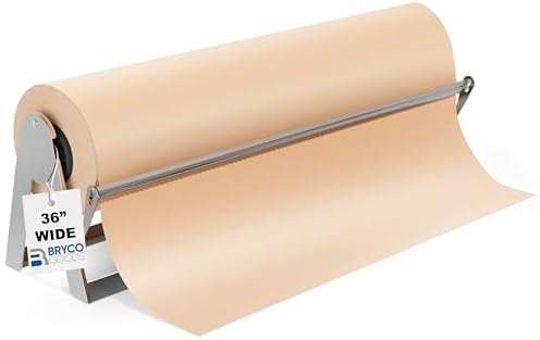 Bryco Goods 36 Inch All Paper Roll Dispenser and Cutter, Heavy-Duty by BrycoGoods