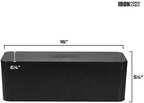 Iron Forge Cable Large Cable Management Box, Black, Includes Cable Sleeve - Image 2