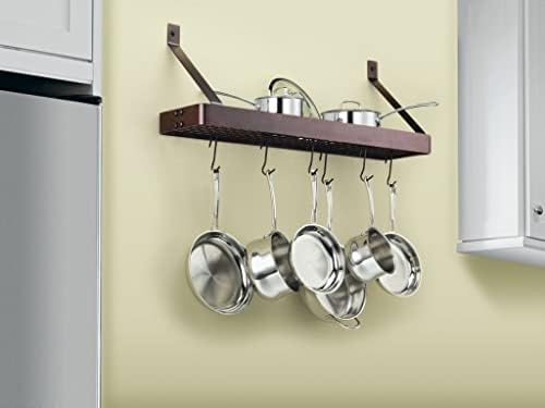 Cuisinart Chef's Classic 36-Inch Rectangular Wall-Mount Bookshelf Rack, Oil-Rubbed Bronze - Image 2