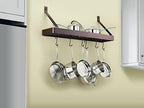 Cuisinart Chef's Classic 36-Inch Rectangular Wall-Mount Bookshelf Rack, Oil-Rubbed Bronze - Image 2