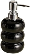 Soap Dispenser Creative Lotion Dispenser Bottle Detergent Body Wash Shampoo Laundry Detergent Hand Soap Press Empty Bottle Bathroom Soap Dispenser(Black,6.5 * 3.5 * 3.5in) by Unknown