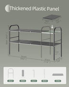 Under Sink Organizers and Storage,Expandable under cabinet organizer Shelf - Image 4