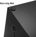 Okllen Metal Umbrella Holder, Square Umbrella Stand Rack for Entryway, 6.3" x 6.3" x 16.5", Black (Pack of 2) - Image 3