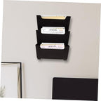 Wall Mail Holder Plastic Organizer for A5 Files and Receipts - Image 4
