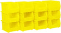 Akro-Mils 30237 AkroBins Plastic Storage Bins, 9"x6"x5", Yellow, 12-Pack by Akro-Mils