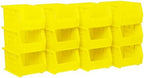 Akro-Mils 30237 AkroBins Plastic Storage Bins, 9"x6"x5", Yellow, 12-Pack by Akro-Mils