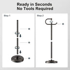 FORIOUS Toilet Paper Holder Stand, Vintage Freestanding Tissue Roll Holder - Image 5