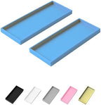 Vanity and Bathroom Tray, 15" ABS Countertop Organizer,Waterproof Vanity Tray for Toilet Tank,Perfume,Soap,Keys,Bathroom Accessories,Kitchen and Bath Trays,Non Slip Small Trays,Blue,2 Pack by Unknown