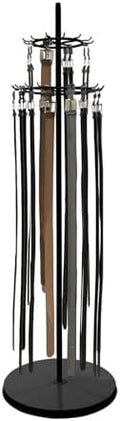 66.1inch Freestanding Belt Hanger Tie Rack, Retail Display Tie Scarf Rack, Commercial Belt Display Shelf for Clothing Retail by Unknown