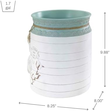 Avanti Linens - Wastebasket, Bathroom Trash Can for Bedroom, Office & Bath - Image 2