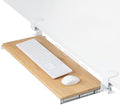 VIVO Real Bamboo Clamp-on 27 x 11 in Keyboard Tray, MOUNT-KB05O by VIVO