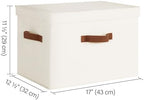 StorageWorks Fabric Storage Bins with Lids, Closet Storage Bins - Image 2