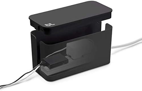 Bluelounge CableBox Mini Cable Management with Small Surge Protector, Black (CBM-BL) - Image 5