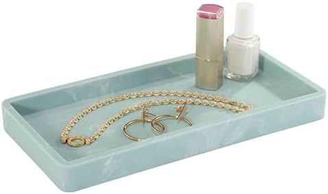 Nicole Miller - Bathroom Set, 3pc Countertop Accessories, Dorm Room Essentials (Kendall Collection, Oasis) - Image 3