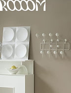 SHISEDECO Mid Century Modern Hang it All Coat Rack Wall Mount Hanger White - Image 4