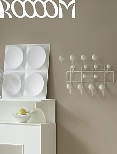 SHISEDECO Mid Century Modern Hang it All Coat Rack Wall Mount Hanger White - Image 4