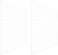 PATIKIL Wire Grid Panels Gridwall Panel 31" x 28" White 2Pcs by PATIKIL