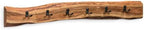 Alaterre Furniture Alpine Natural Live Edge Wood Coat Rack – 48 Inch Solid Wood Wall-Mounted Coat Hook with 6 Double Hooks – Modern Farmhouse Storage Organization for Entryway, Hallway, or Mudroom by AlaterreFurniture