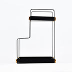 FFK 2 Tier Countertop Organizer, Cosmetic Organizer, Storage Shelf for Cabinet, Countertop, Pantry, Desktop, Ideal for Bathroom, Kitchen, Office (Black) - Image 4
