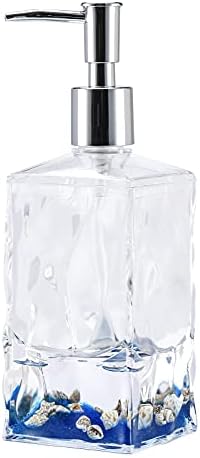 LOCCO DECOR 5 Piece Acrylic Liquid 3D Floating Motion Bathroom Vanity Accessory Set Shell - Image 3