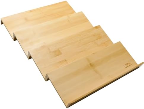 Sweet Living 4 tier spice rack drawer organizer for Kitchen Cabinets | Wooden spice drawer organizer, Space-Saving kitchen drawer organizer for Neat In-Drawer Spice Storage by Unknown
