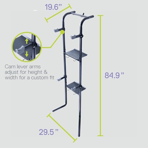 Delta Cycle DeltaGravity Connect 2 Bike Storage Rack - Gravity Fully Adjustable Bike Storage Garage For Road, MTB, and Hybrid Bicycles - Vertical Bike Rack Holds Up To 200 lbs - Image 6