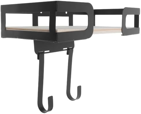 Ironing Board Hanger with Removable Hook Wall Mount for Home Storage by RUNROTOO