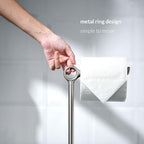 Toilet Paper Stand Stable Weighted Base Simple Modern Streamlined Design - Image 4