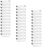 Superio 2.3 Quart Clear Plastic Storage Containers with Lids, Stackable Organizer Bins, BPA-Free Storage Boxes for Home, Office, Dorm & Classroom, 36 Pack by Superio