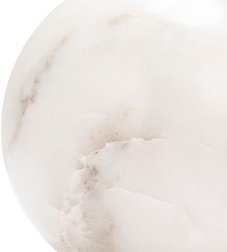 Creative Co-Op 2-Piece Marble Geometric Bookends, White - Image 4
