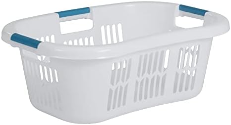Rubbermaid Hip-Hugger Laundry Basket, X-Large, 2.1 Bushel, White by Rubbermaid