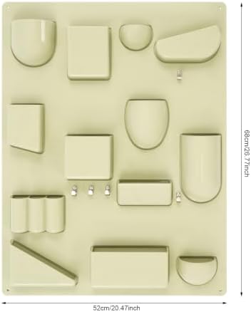 Creative Wall Storage Rack ABS Multi-Grid Storage (Green) - Image 3