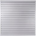FRAYSCENT Slat Wall Paneling Garage Wall Organizer, Slatwall Panels Garage Tool Organizer Wall Mount Garage Slat Wall Storage Systems, Slat Board PVC Wall Panels Garage Storage (Grey, 4ftx4ft) by FRAYSCENT