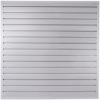 FRAYSCENT Slat Wall Paneling Garage Wall Organizer, Slatwall Panels Garage Tool Organizer Wall Mount Garage Slat Wall Storage Systems, Slat Board PVC Wall Panels Garage Storage (Grey, 4ftx4ft) by FRAYSCENT