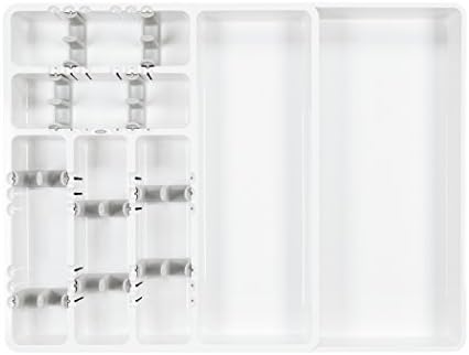 OXO Good Grips Large Expandable Utensil Organizer, White - Image 2