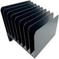 Huron Steel Wire Adjustable Vertical 8-Slot Desk File Binder Organizer Storage by Huron