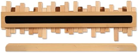 Coat Rack Wall Mount Piano Flip Down Wall Hook Rack 5 Hooks Beech - Image 6