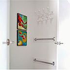 SHISEDECO Mid Century Modern Hang it All Coat Rack Wall Mount Hanger White - Image 5