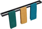 KOKOSIRI Towel Bar Matte Black Bath Towel Holder 32-Inch Kitchen Rack Stainless Steel for Bathroom Hardware Wall Mounted, 1 Pack B4008BK-L32 by KOKOSIRI