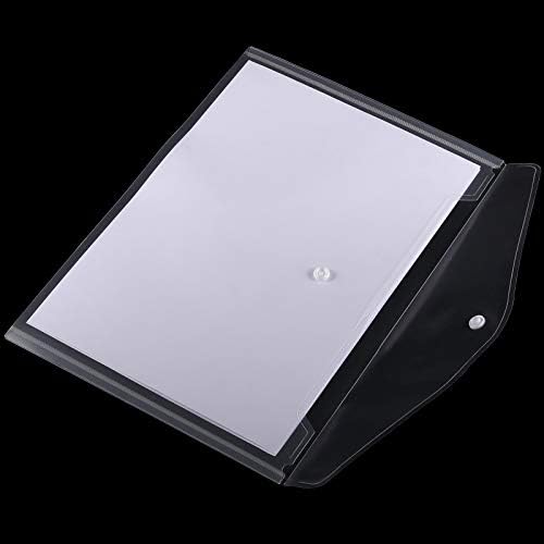 100 Pack Plastic Envelopes, 13x9 Inch Reusable Clear Polypropylene Envelope Folder with Snap Closure, A4 Size Envelope Waterproof File Folders for Home, Office Supplies - Image 6