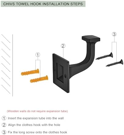 SAILING 5 Pack Coat Hooks - Champagne Bronze Robe Hooks Decorative Wall Hooks for Bathroom Bedroom Kitchen Towel Robe Clothes Cabinet Closet Bathroom Hardware - Image 5