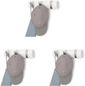 Umbra Flip Coat Rack, Wall Mount Retractable Hooks, White/Nickel, 3-Hook (Pack of 3) by Umbra