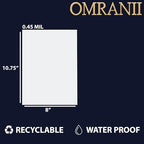 Wrap-Eze® HDPE Pop-Up Sheet 0.45Mil, 8" X 10.75" & 2000 Sheets | Greaseproof, Waterproof | 2000 Sheets/Case with 10 Pop-Up Dispenser Packs | Cost-Effective Pick-Up, Scale & Basket Liner Sheet - Image 2