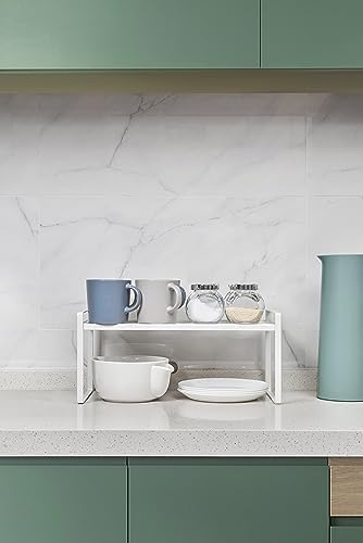 Shantton Cabinet Shelf Organizer, Pantry Shelf Rack, White 16.1x10.6x7.3 - Image 7
