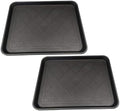 Boot Trays for Entryway, 2PCS 18x14 Inch Shoe Tray Non Slip Shoe Mat Waterproof Boot Mats for Entryway, Square Mat Tray for Indoor Outdoor Style 2 by Unknown