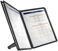 Durable Desktop Sherpa Reference System, 5 Double-Sided Panels, Black by DURABLEOfficeProducts