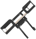 Ironing Board Hanger Black with Removable Hooks, Wall Mounted by Toyvian