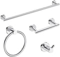 FORIOUS Bathroom Accessories, 4-Piece Bathroom Hardware Set - 24" Towel Bar by FORIOUS